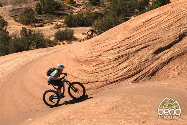 Climbing the Slickrock Trail in Moab