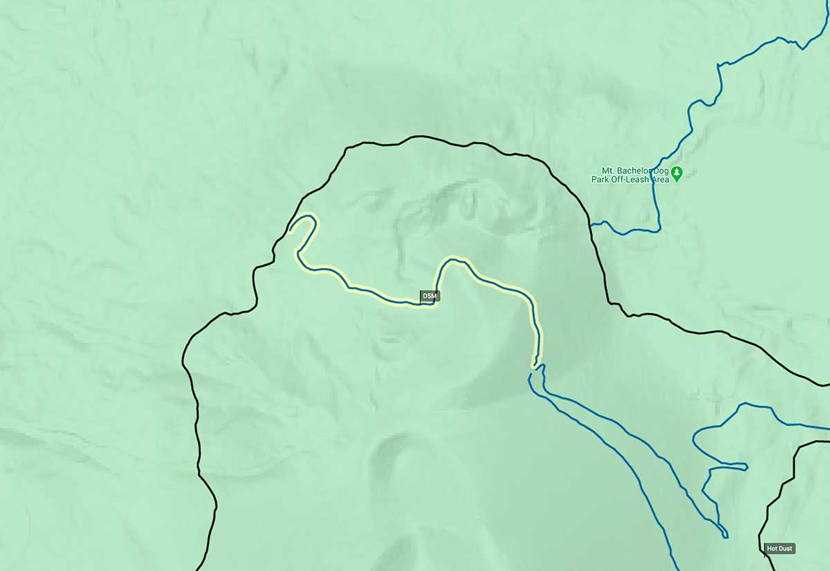 Mt bachelor bike park map sale