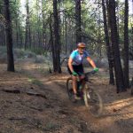 Riding the MTB Trail in Bend