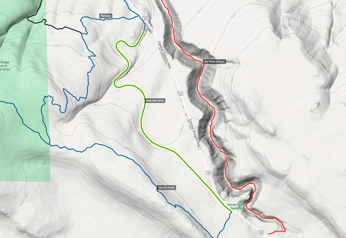 Mad Max Drive Trail Map » Bend Trails