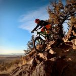 Mountain Biking on the Crooked Arm Trail in Bend, Oregon