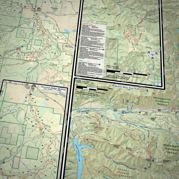 Printed Peterson Ridge Trail Map