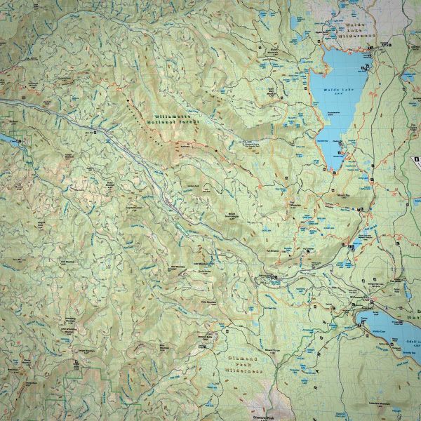 Waldo Lake Trail Map