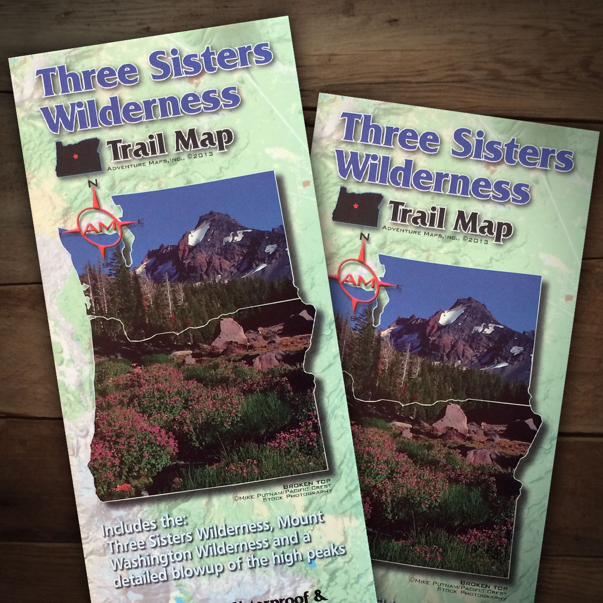 Three Sisters Wilderness Trail Map